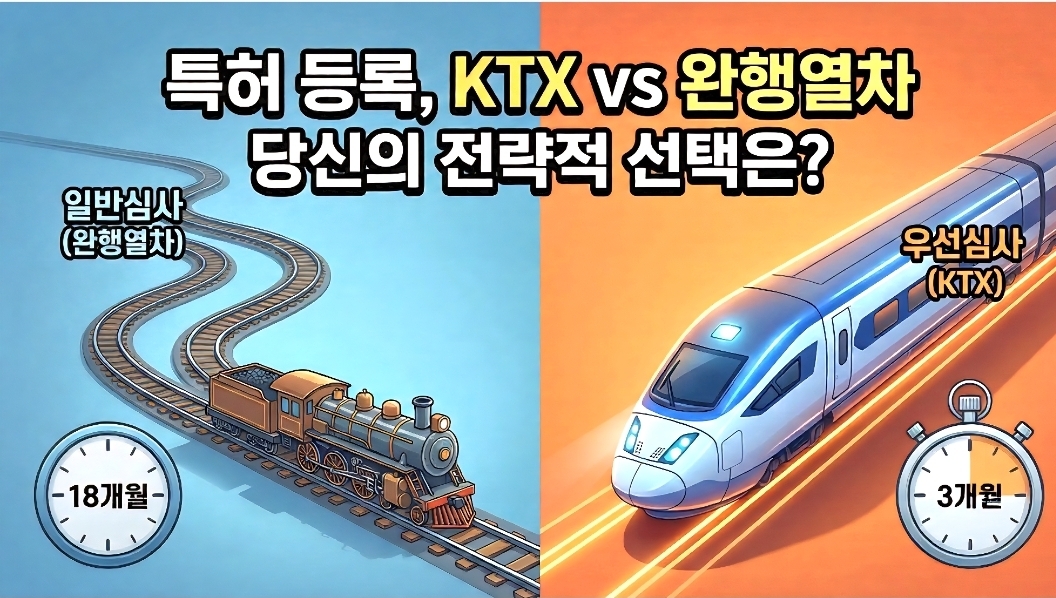 특허 KTX vs 완행열차 비교